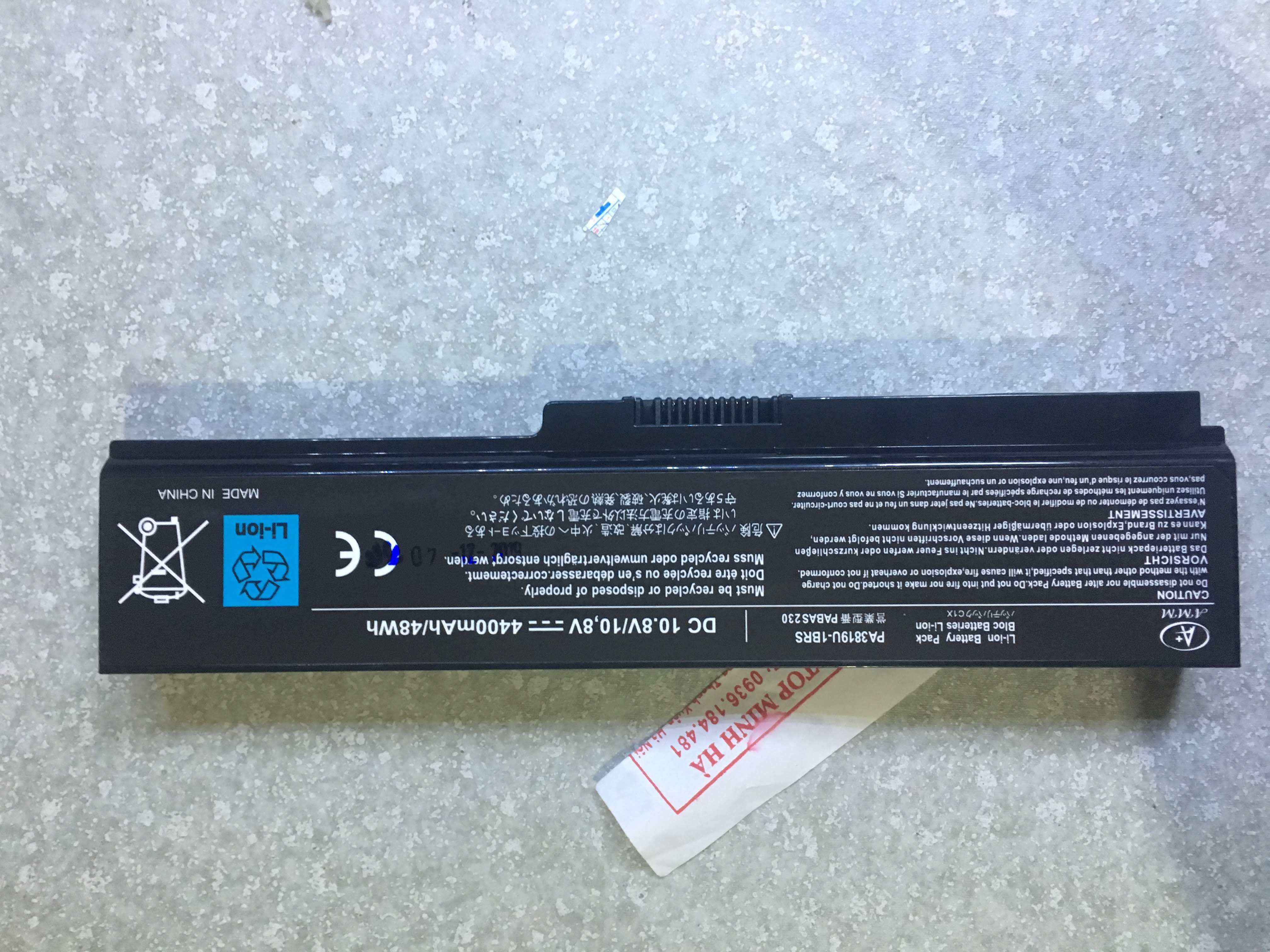 Pin laptop Toshiba Satellite L510
