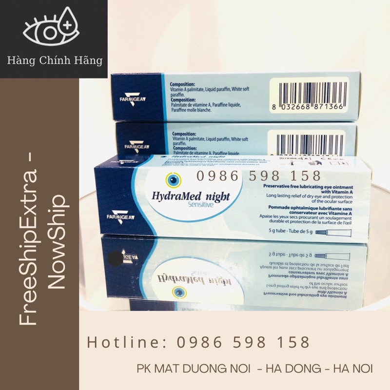 Vitamin a Eye Cream Hydramed Night Sensitive 5g