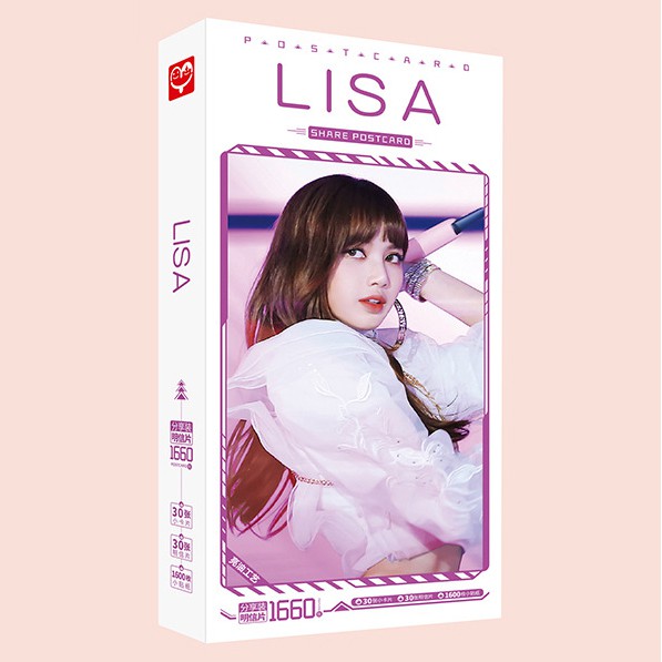 Hộp ảnh bưu thiếp Blackpink postcard