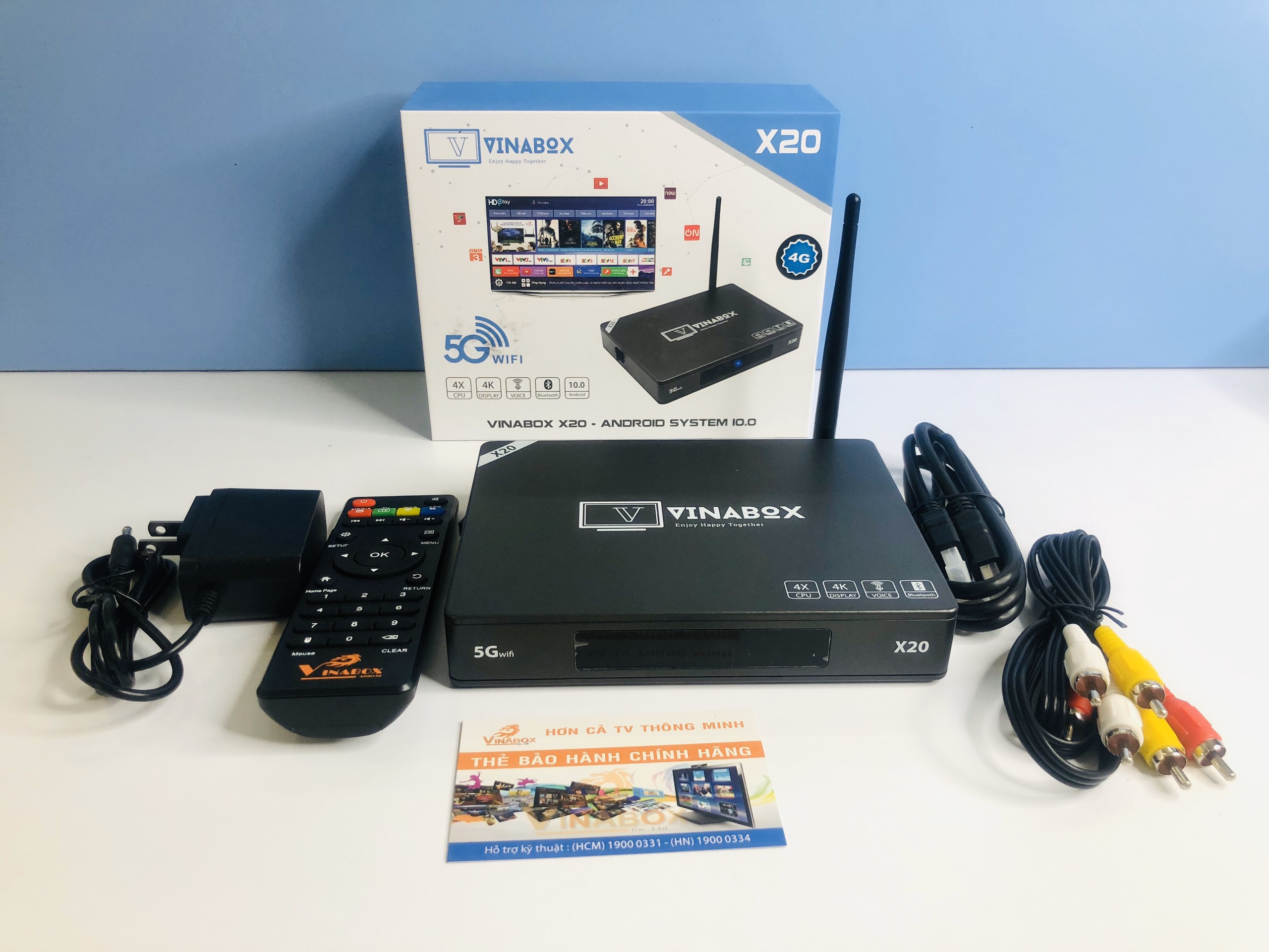 [HCM]VINABOX X20 – 4G/32G – ANDROID 10.0 – SIÊU KHỦNG 2020