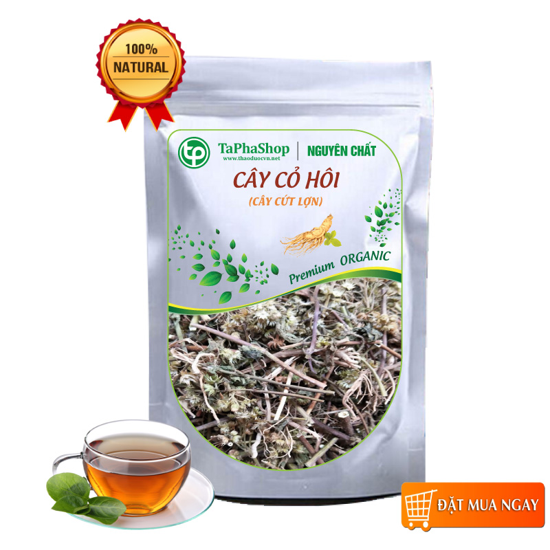 Cây cỏ hôi sấy khô 500g, Cỏ hôi khô, Cây cứt lợn khô - tấn phát