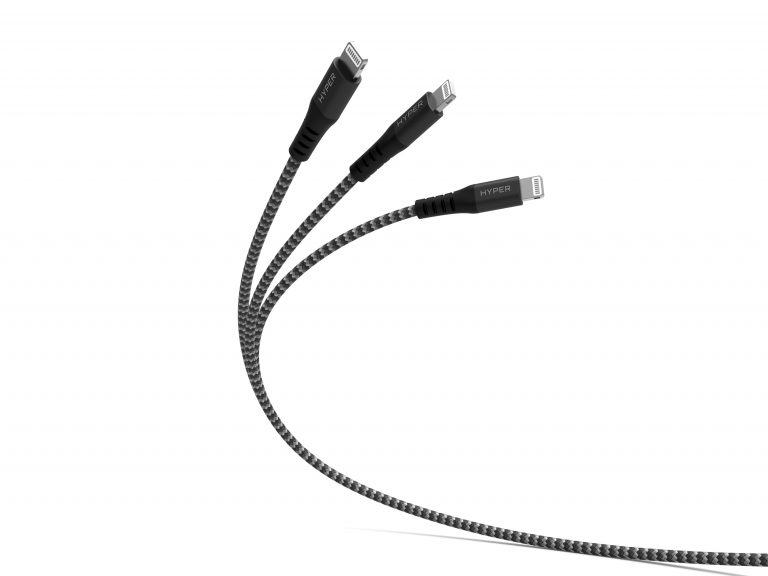 Cáp C to Lightning 30W HyperDrive Touch MFI IPHONE/IPAD ( 3 size )
