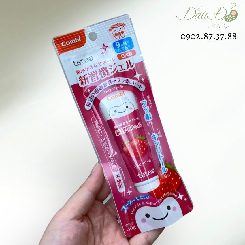 KEM ĐÁNH RĂNG CHO BÉ COMBI - Hàng nội địa Nhật