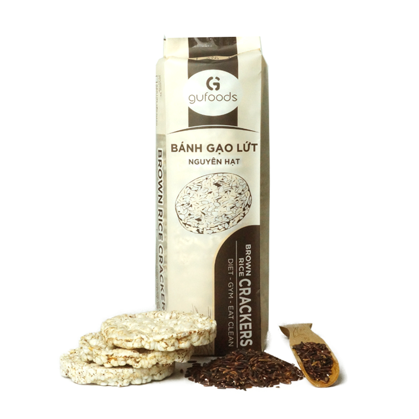 Bánh gạo lứt ăn kiêng Gufoods