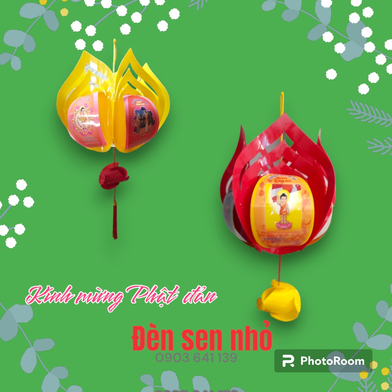 Đèn sen Phật đản ( size Nhỏ)