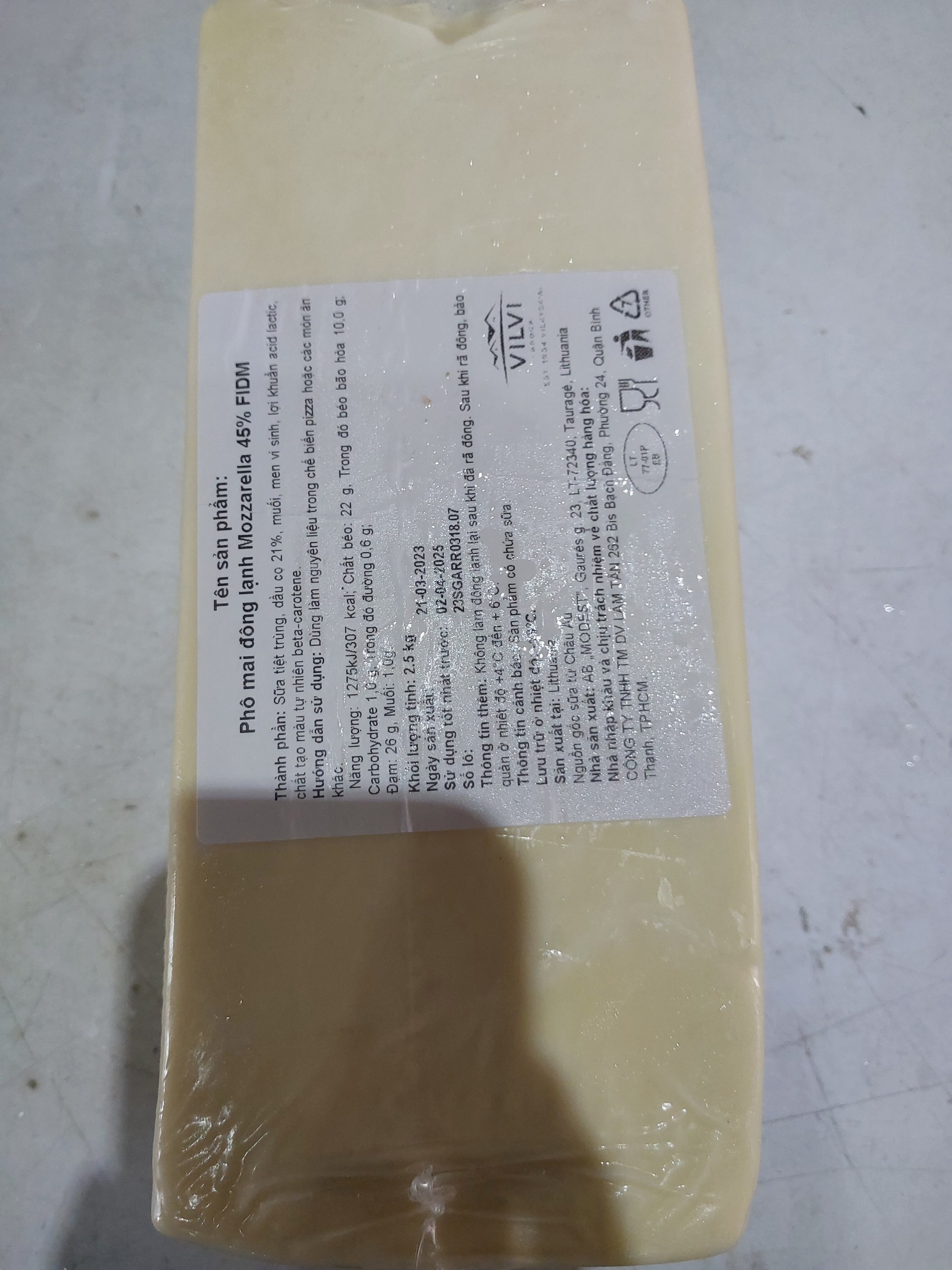 100g phô mai mozarella  (KHÔNG GIAO CÁC TỈNH MIỀN BẮC VÀ BẮC TRUNG BỘ)
