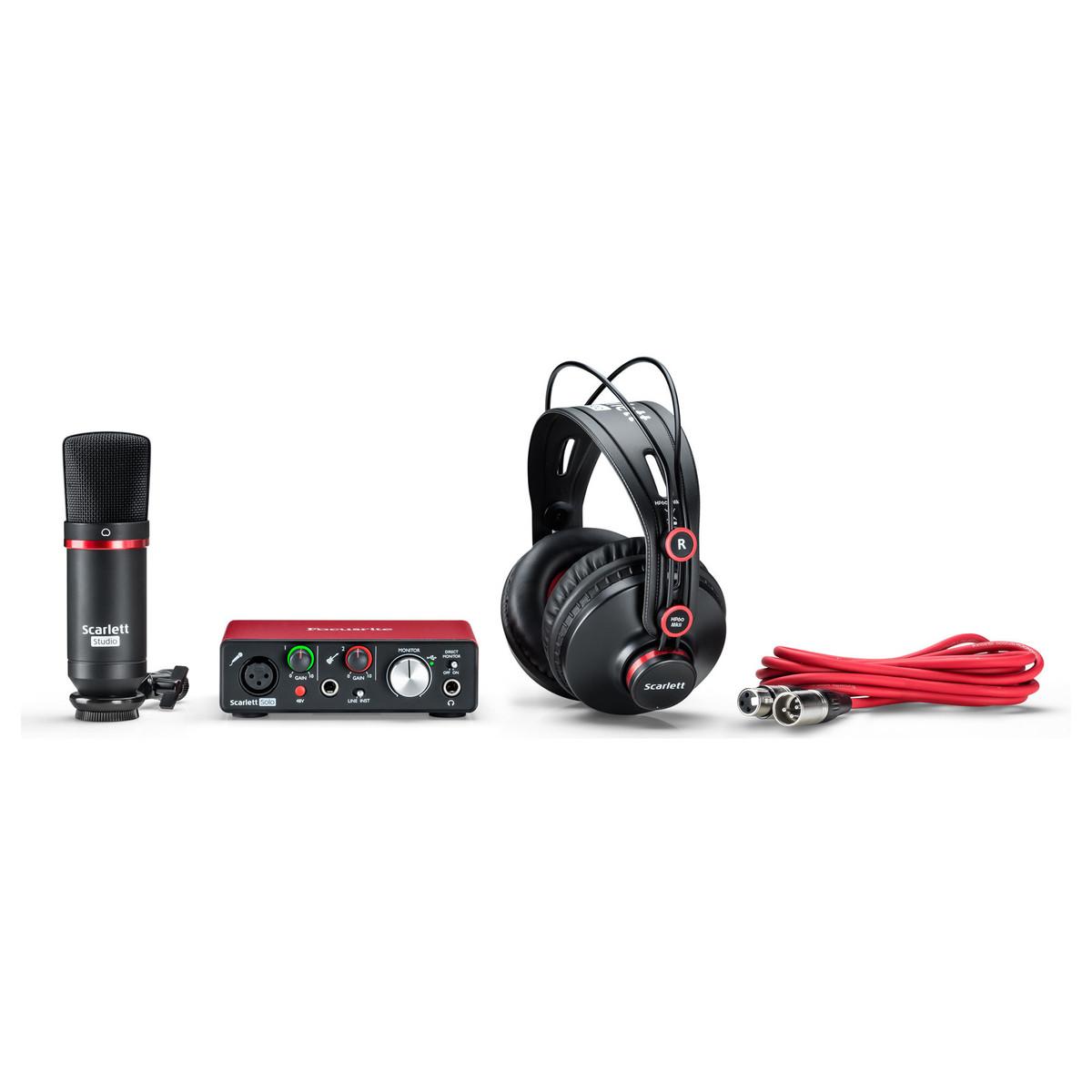 [Trả góp 0%]Focusrite Scarlett Solo Studio (Gen 2) - Combo phòng thu cá nhân