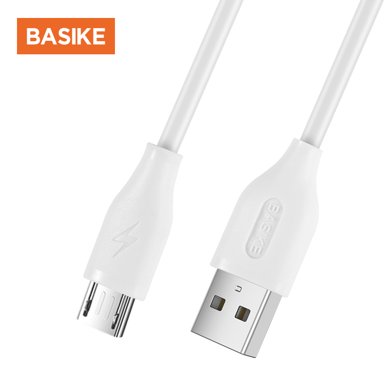 BASIKE Cáp sạc nhanh Micro USB AN09 2.4A dành cho Samsung Huawei, Xiaomi, LG, Android