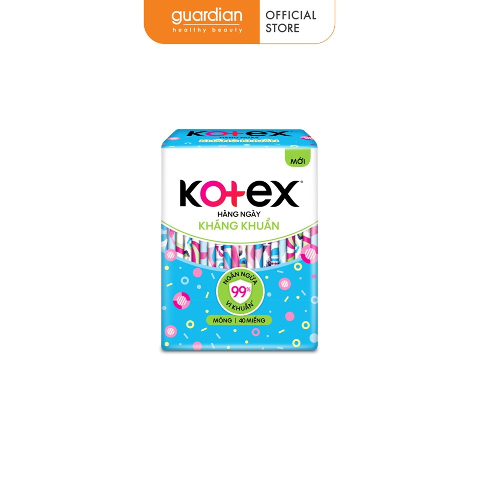 Băng vệ sinh Kotex kháng khuẩn hàng ngày 8 miếng  Mỹ phẩm ĐẸP XINH
