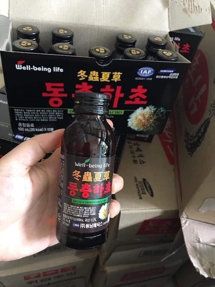 Combo 10 Chai Nước Đông Trùng Hạ Thảo Hàn Quốc 100ml