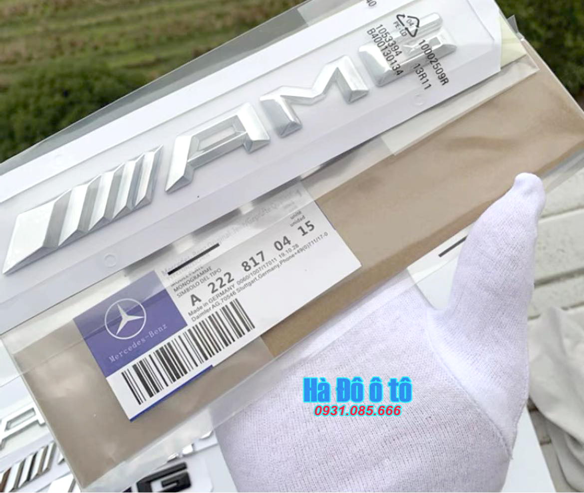 AMG embossing-AMG stamp with Mercedes standard