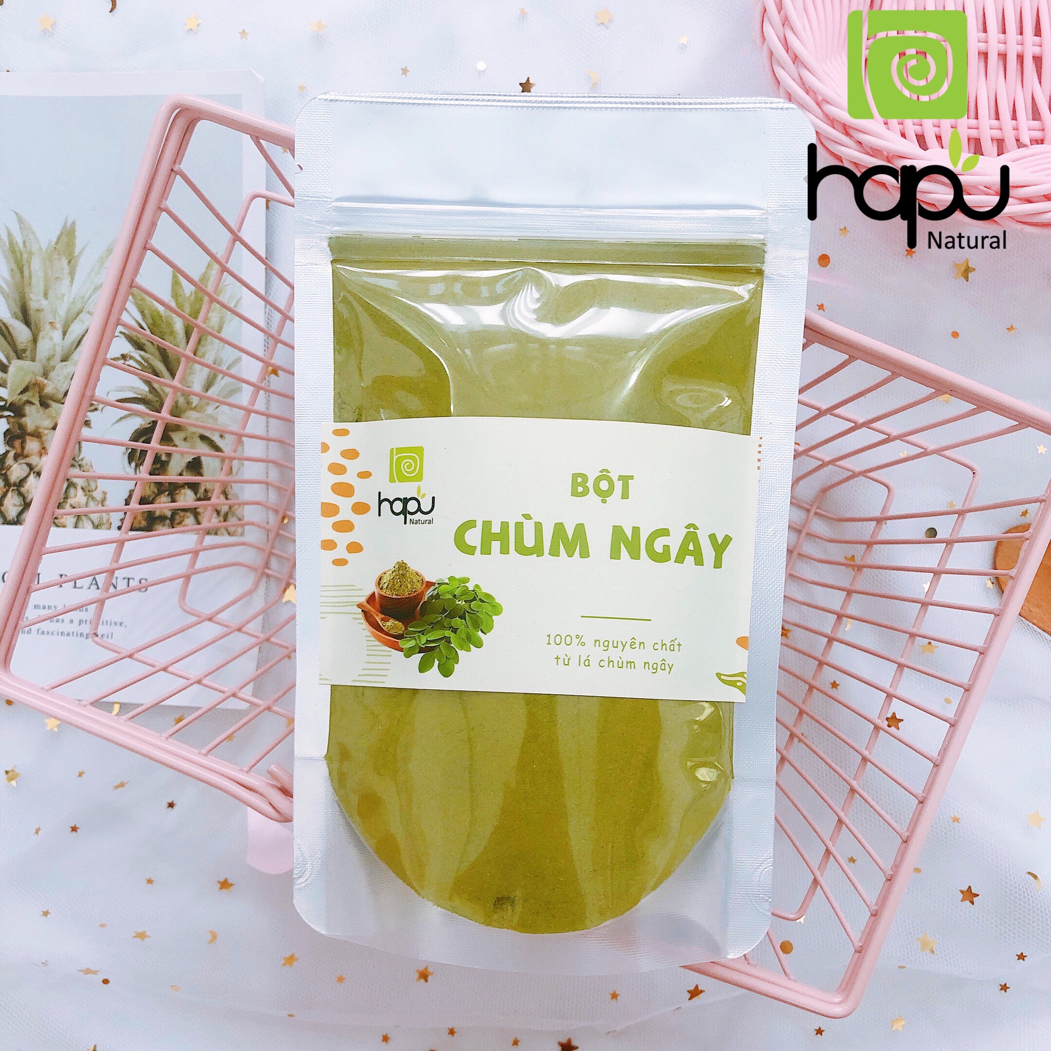 Bột Chùm Ngây Nguyên Chất HaPu Organic