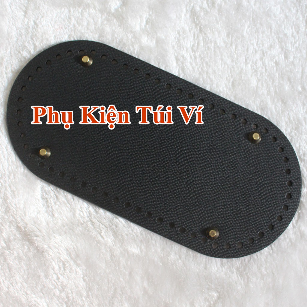 Tấm đế da pu đục lỗ 12,5x25cm