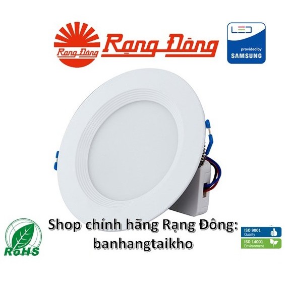 [] đèn led âm trần rạng đông 5w, 7w, chipled samsung , vỏ nhôm đúc, d at04