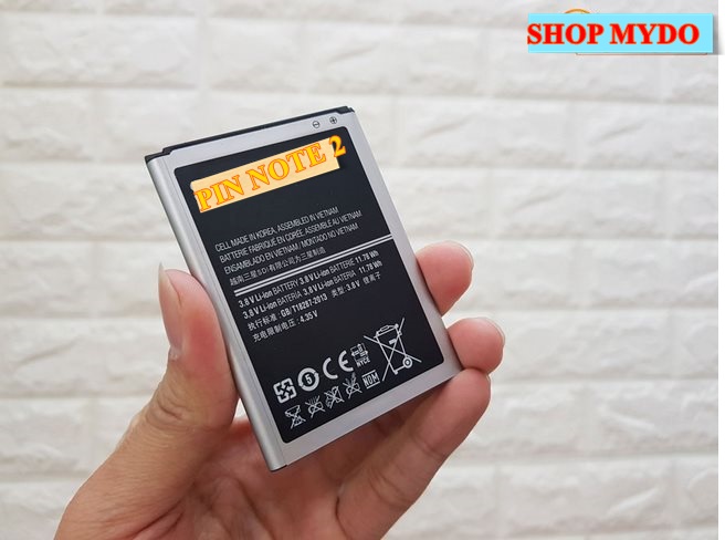 [HCM]Pin thay thế cho Samsung Note 2 dung lượng 3100 mAh