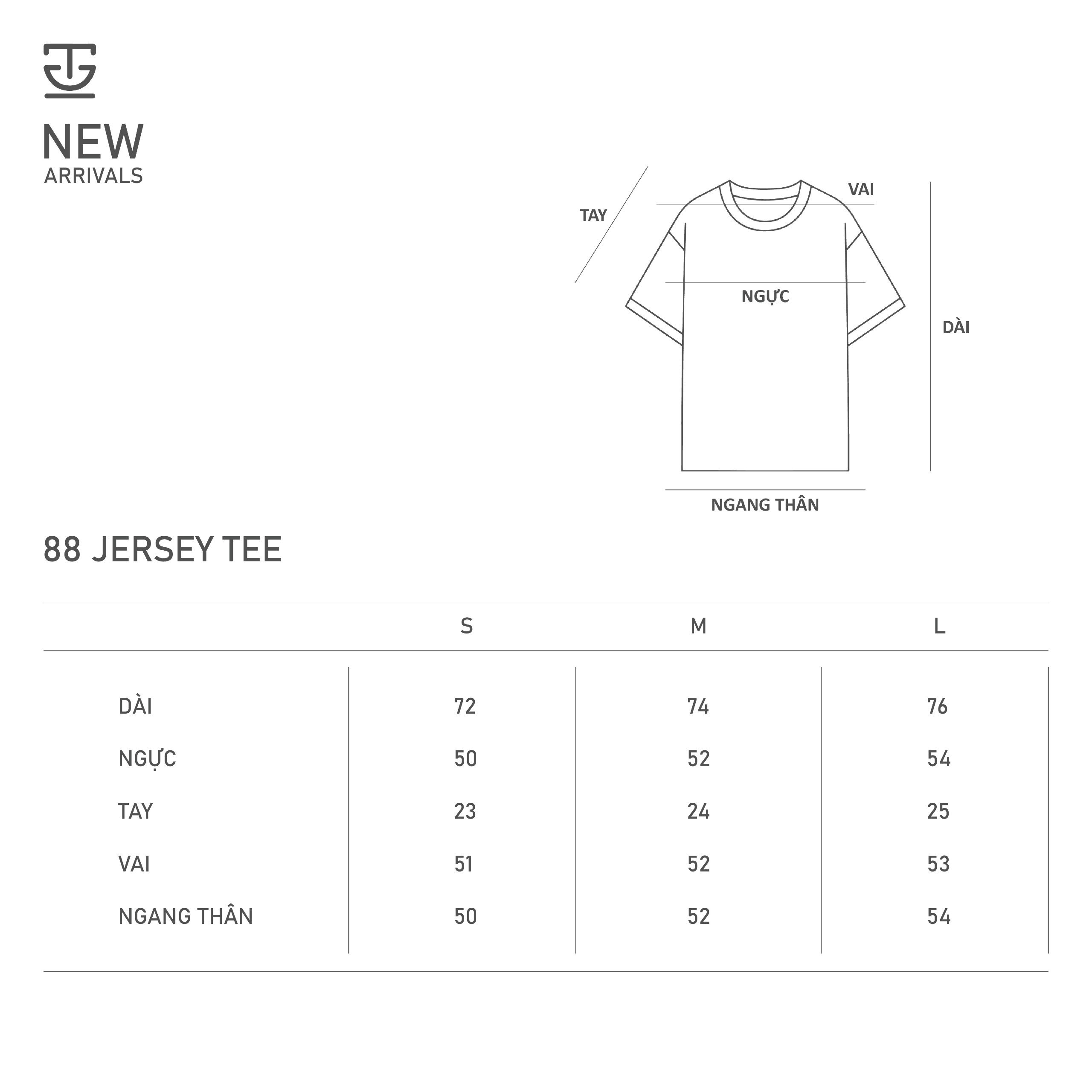 Áo thun Cotton cao cấp - THUNN ORIGINAL "88" Jersey Tee