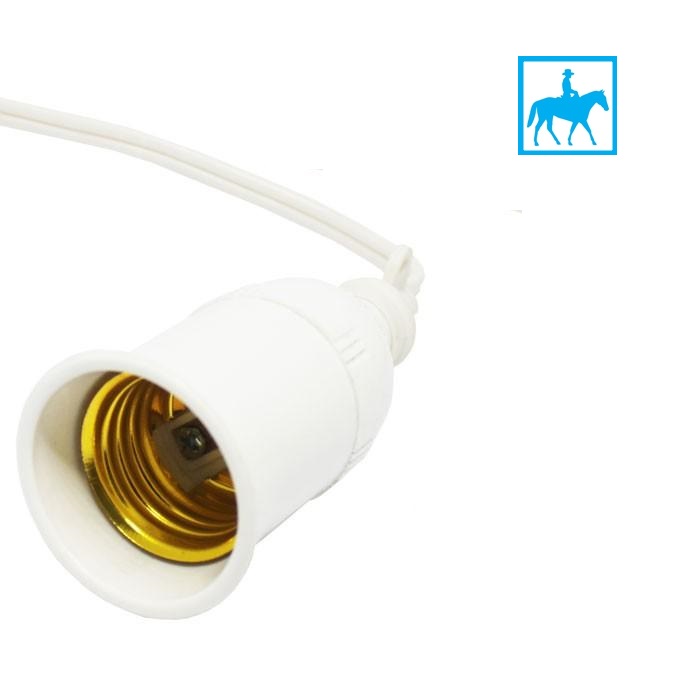 Bộ 3 đuôi đèn treo tiêu chuẩn kín nước E27 Trắng