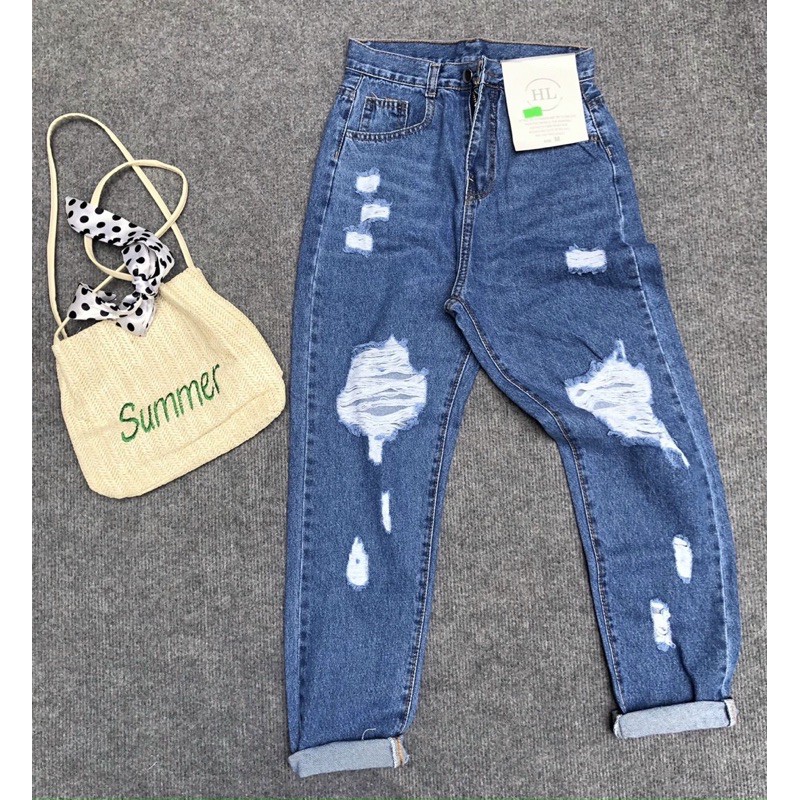 [HCM]quần jeans rách kiểu