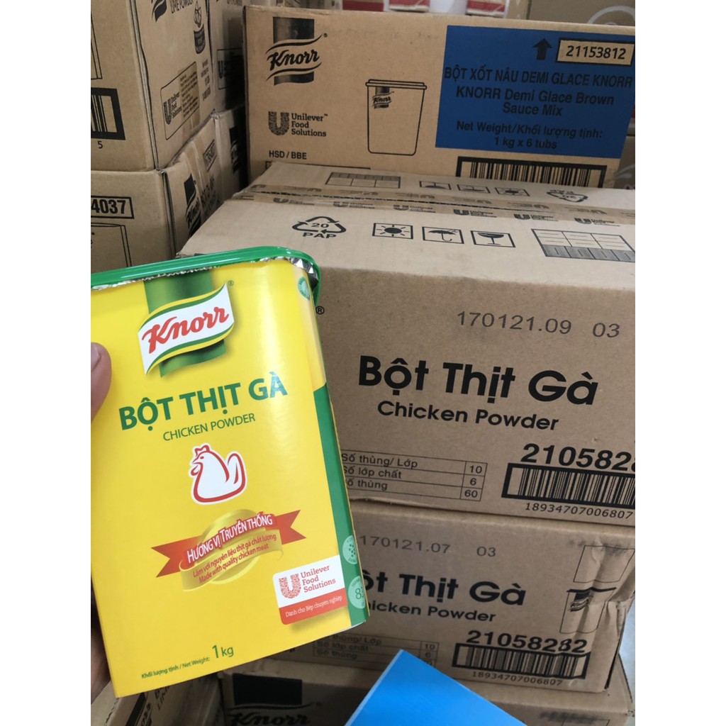 Bột nêm gà /bột thịt gà knorr hộp 1kg