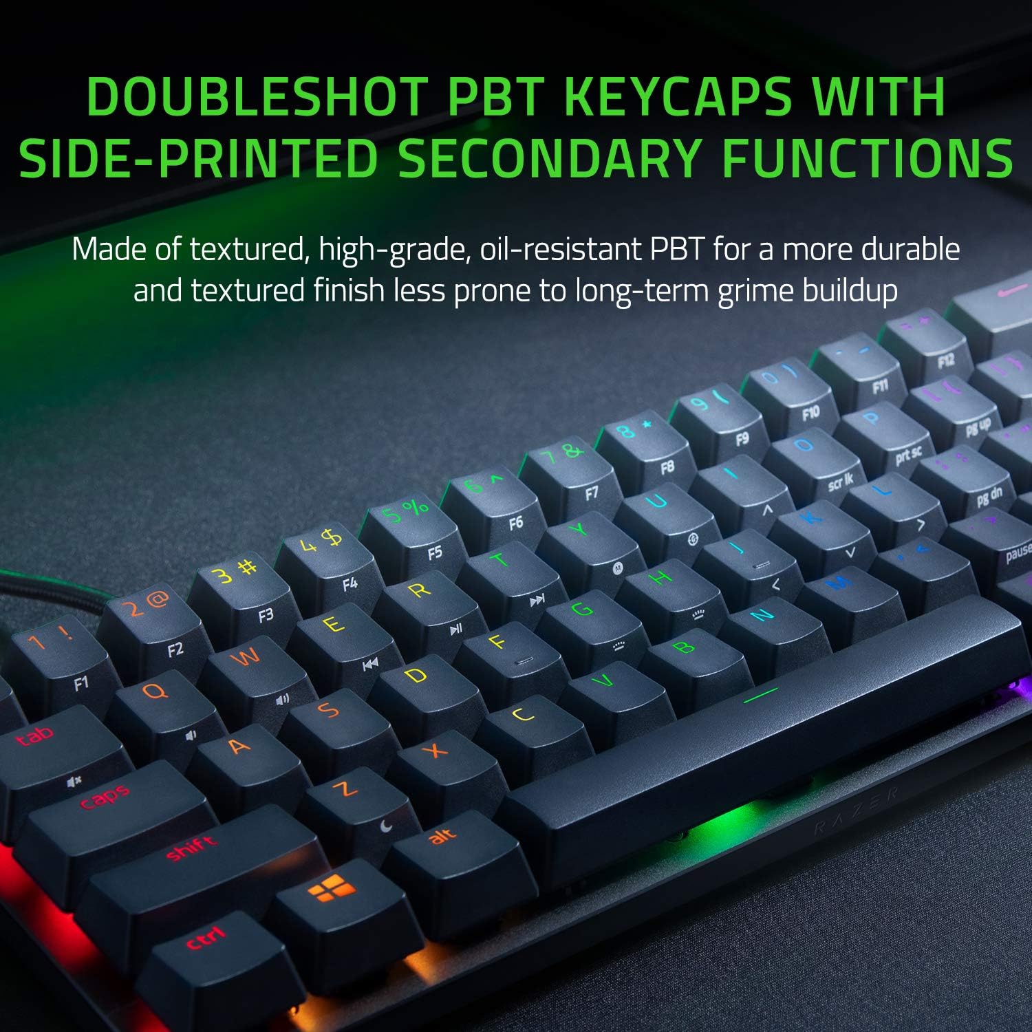 Razer Huntsman Mini (Linear Optical Switch) - Black 60% Gaming Keyboard with Razer™ Optical Switch (Bàn phím Gaming)