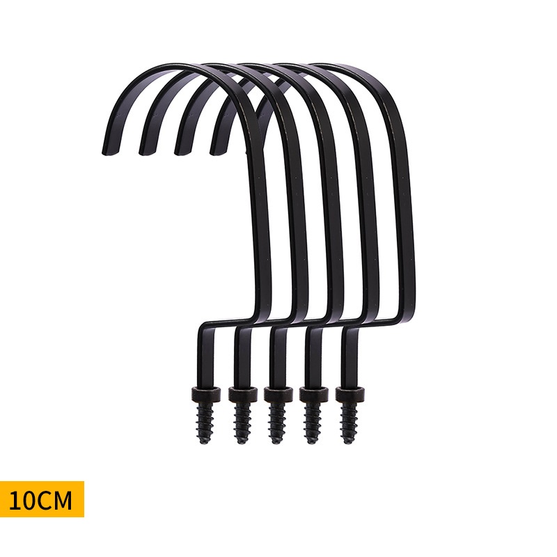 Móc kẹp quần chất liệu nhựa đen 29cm ( Bộ 10 móc )