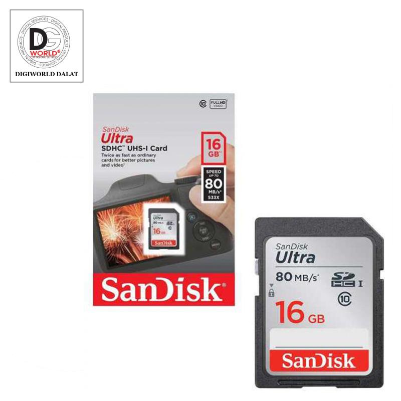 Thẻ nhớ SD SanDisk 16GB (80MB /s)