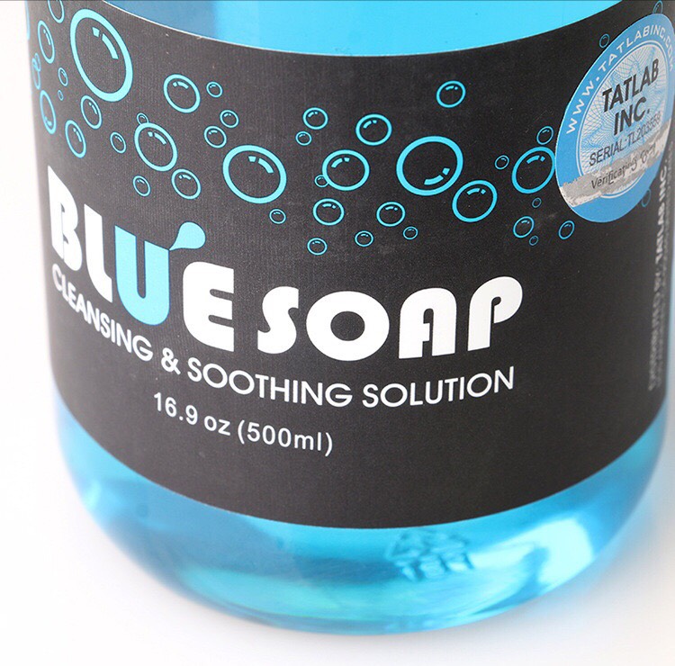 Nước rửa hình xăm bluesoap 500ml