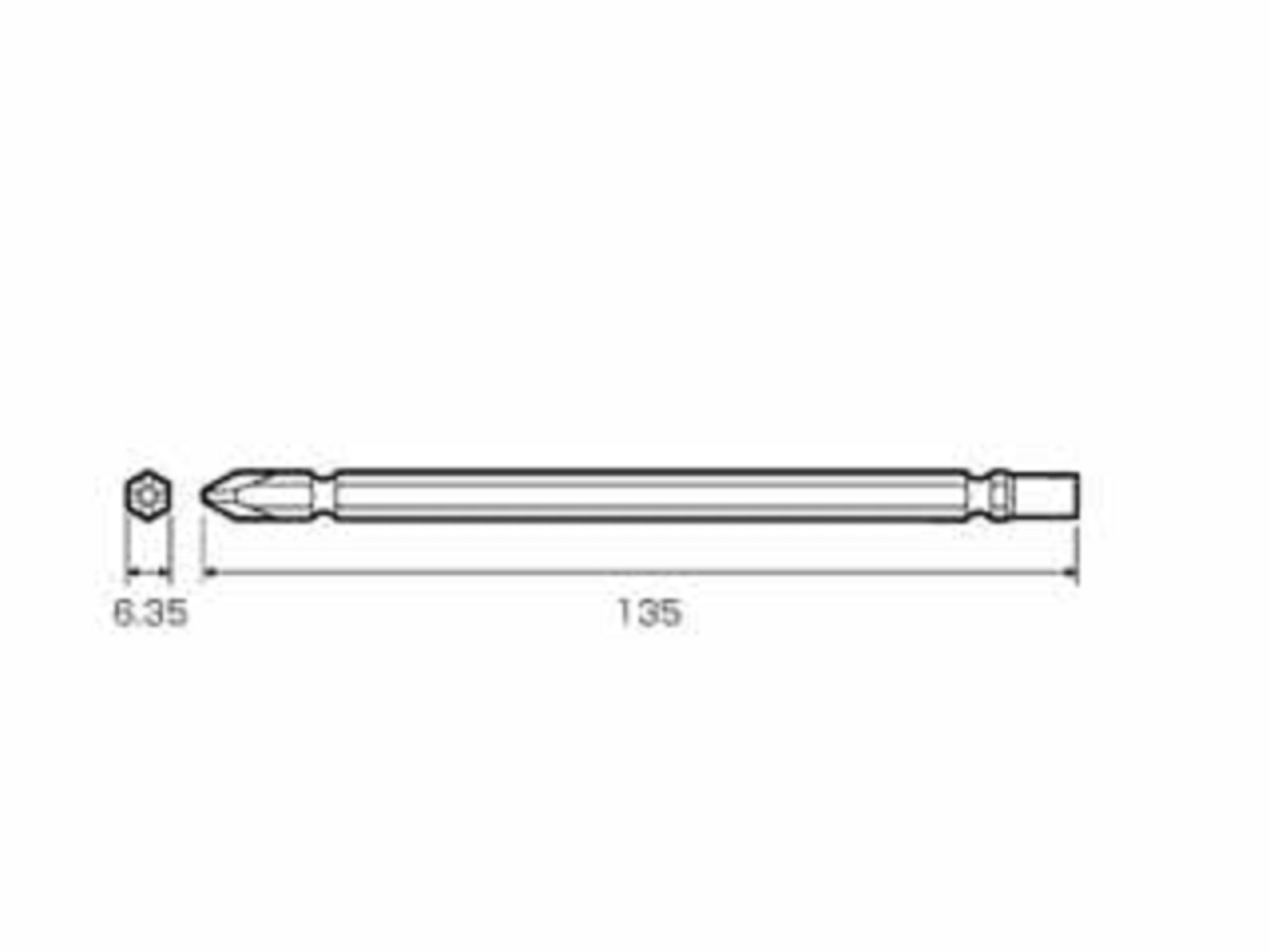 Vỉ 2 mũi vặn vít 2 đầu có từ tính ANEX No.395-DB2