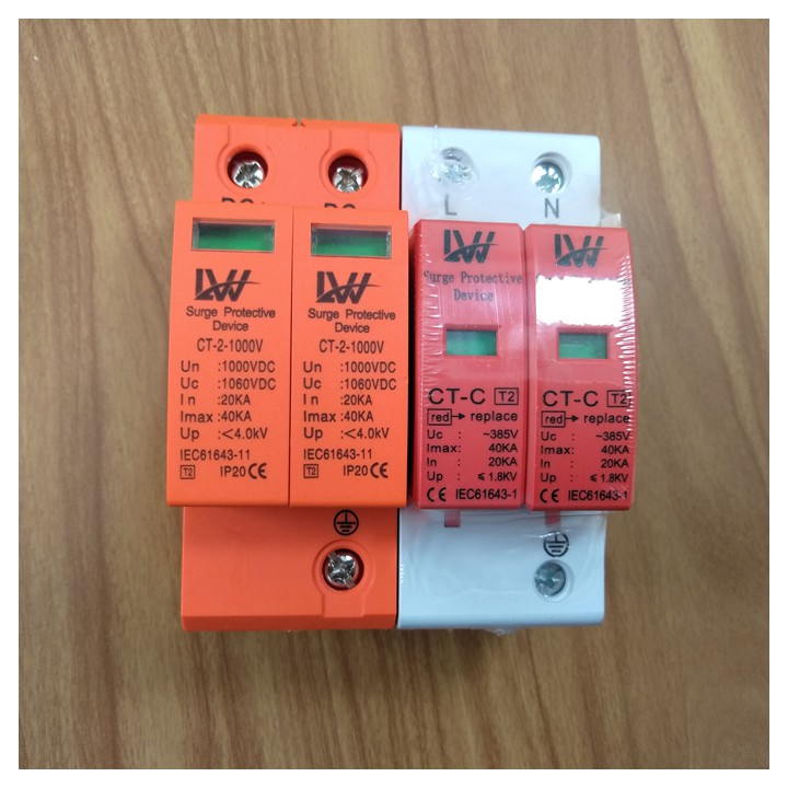 Chống sét DC 1000V 2P 40KA - LW