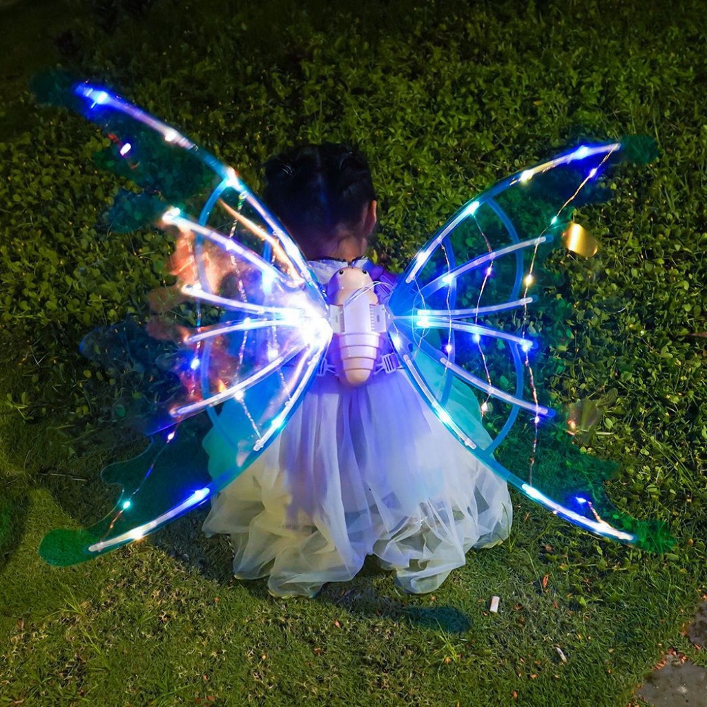 CÁNH BƯỚM ĐIỆN TỬ CÓ NHẠC, CÓ ĐÈN LED PHÁT SÁNG