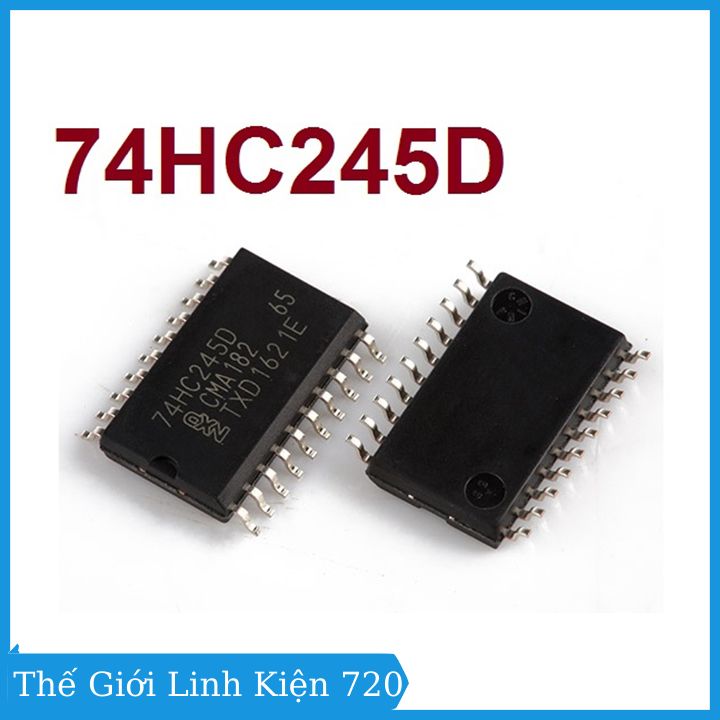 74HC245 SOP20/DIP20 thu phát bát phân 3 trạng thái