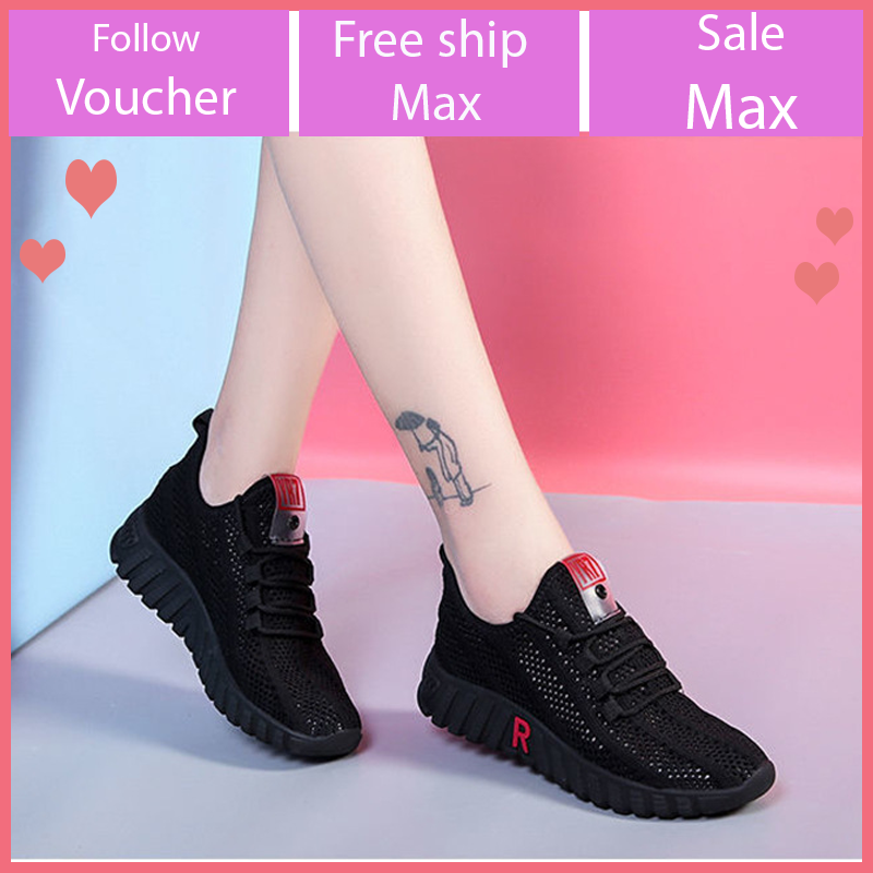 Giày sneaker thể thao nữ buộc dây siêu nhẹ V254