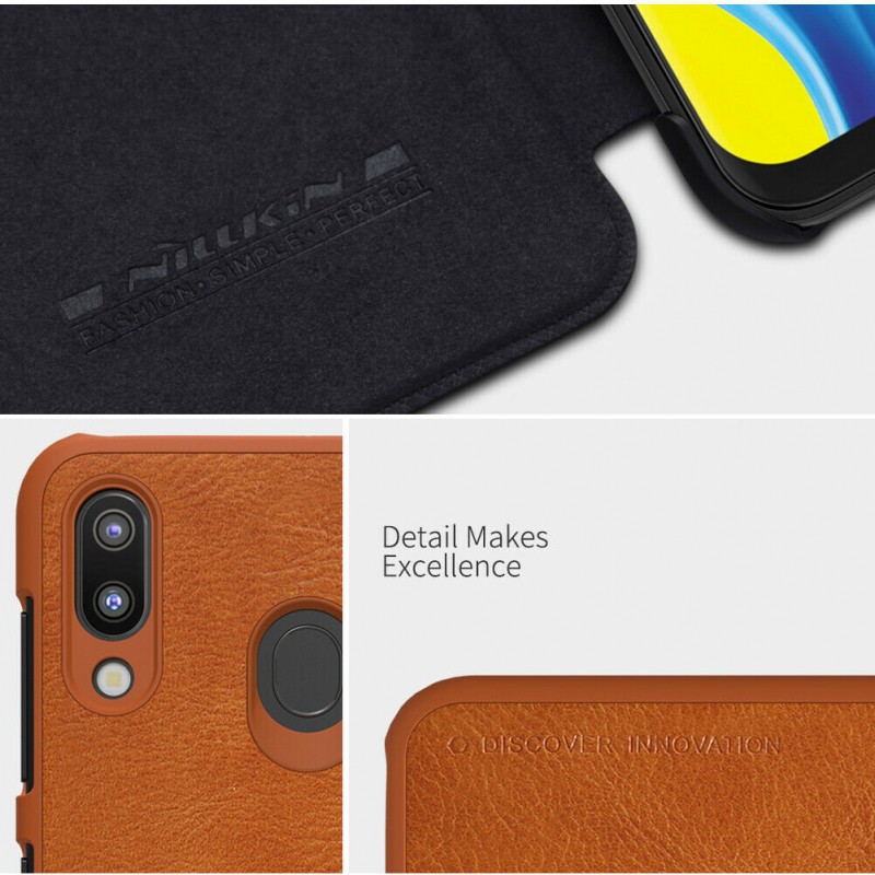 Bao Da Samsung Galaxy M20 Hiệu Nillkin Qin