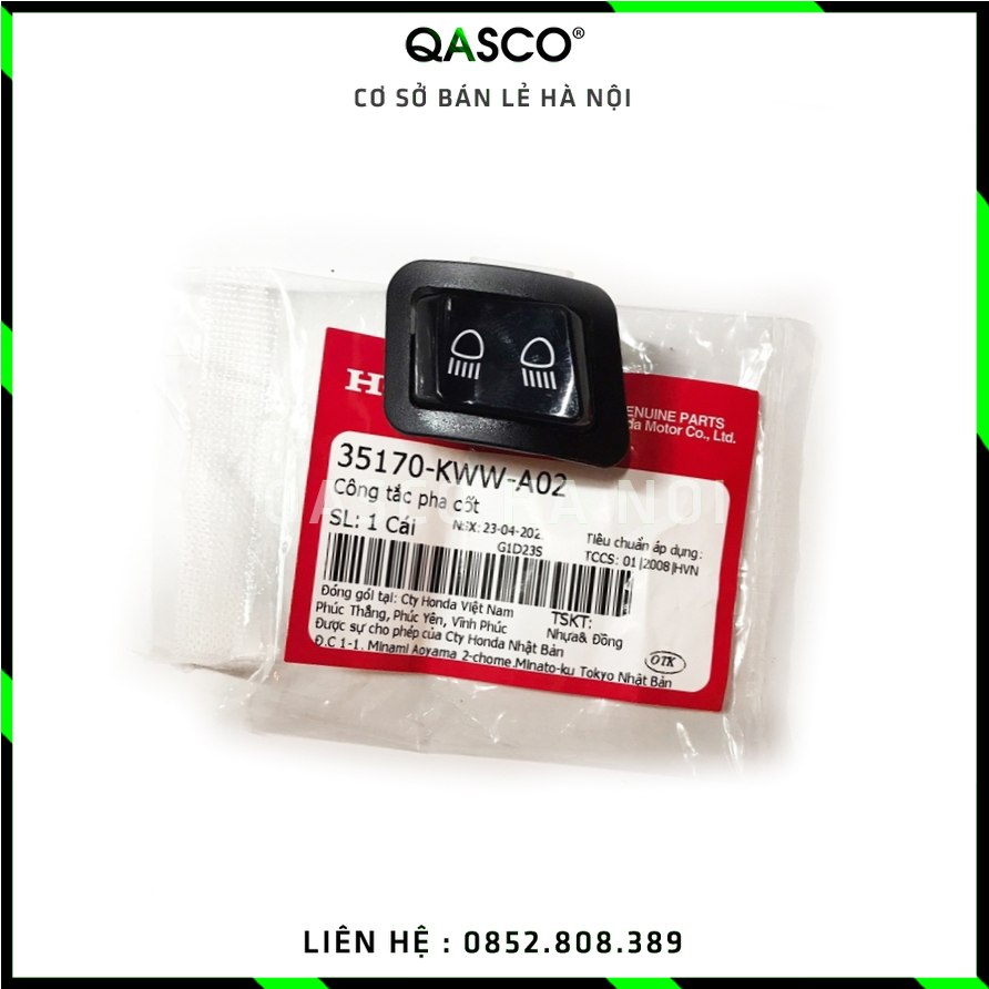 Công tắc pha cốt HONDA AIR BLADE / FUTURE / VISION / WAVE và nhiều xe (35170KWWA02) QASCO