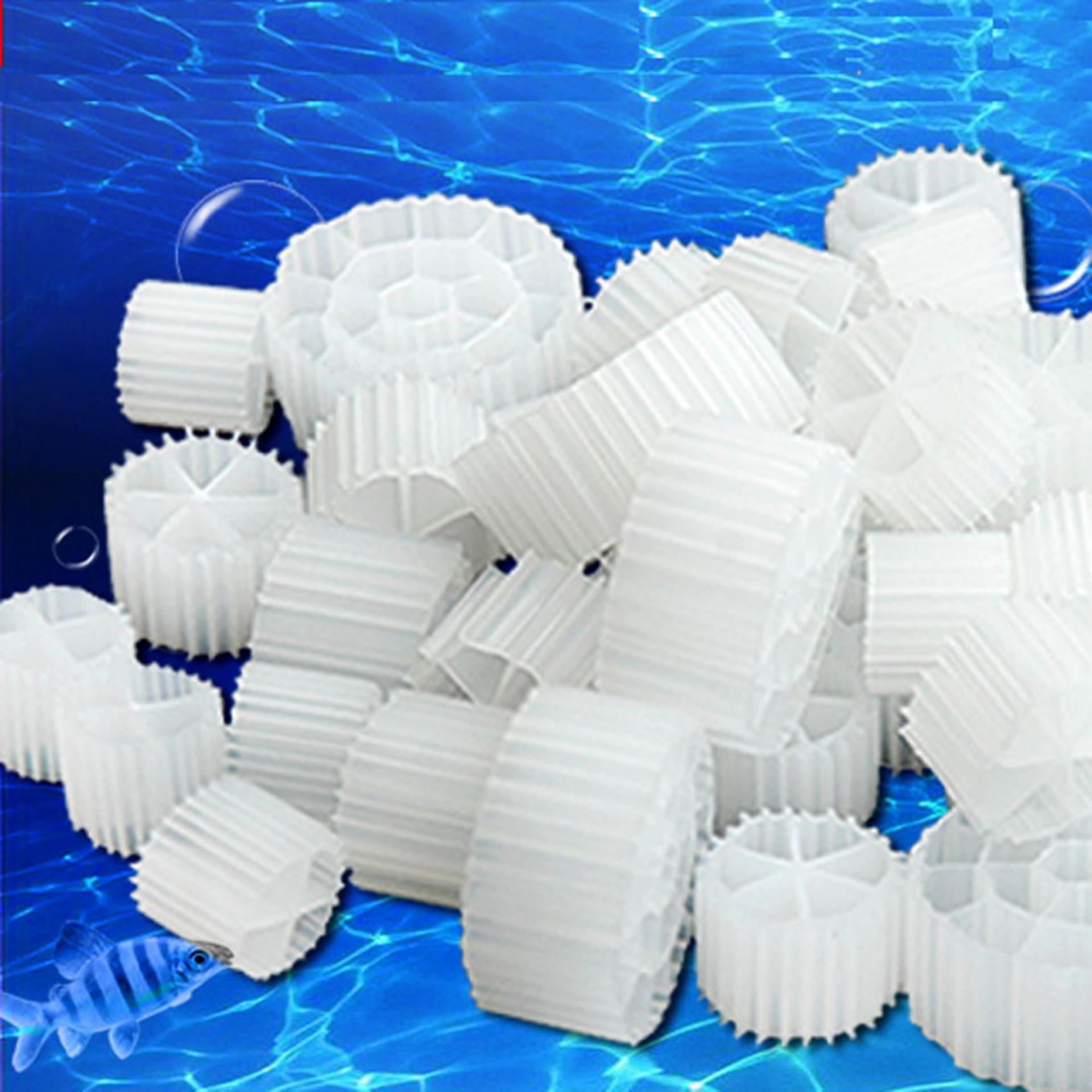 Hạt Kaldnes ,hạt Kanet vật liệu lọc nước hồ cá, bể cá cảnh 600gr