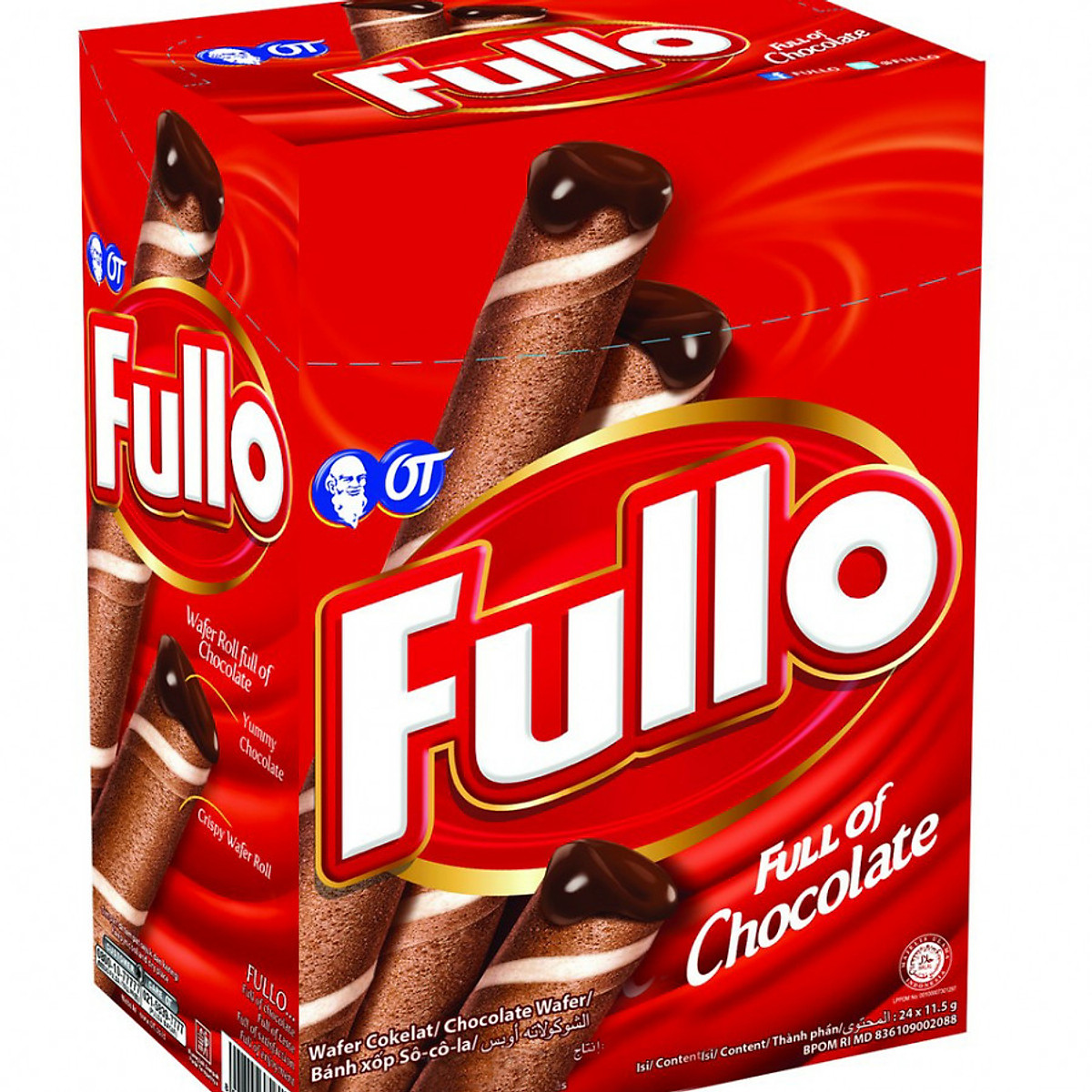 BÁNH QUẾ FULLO STICK WAFER 256GR