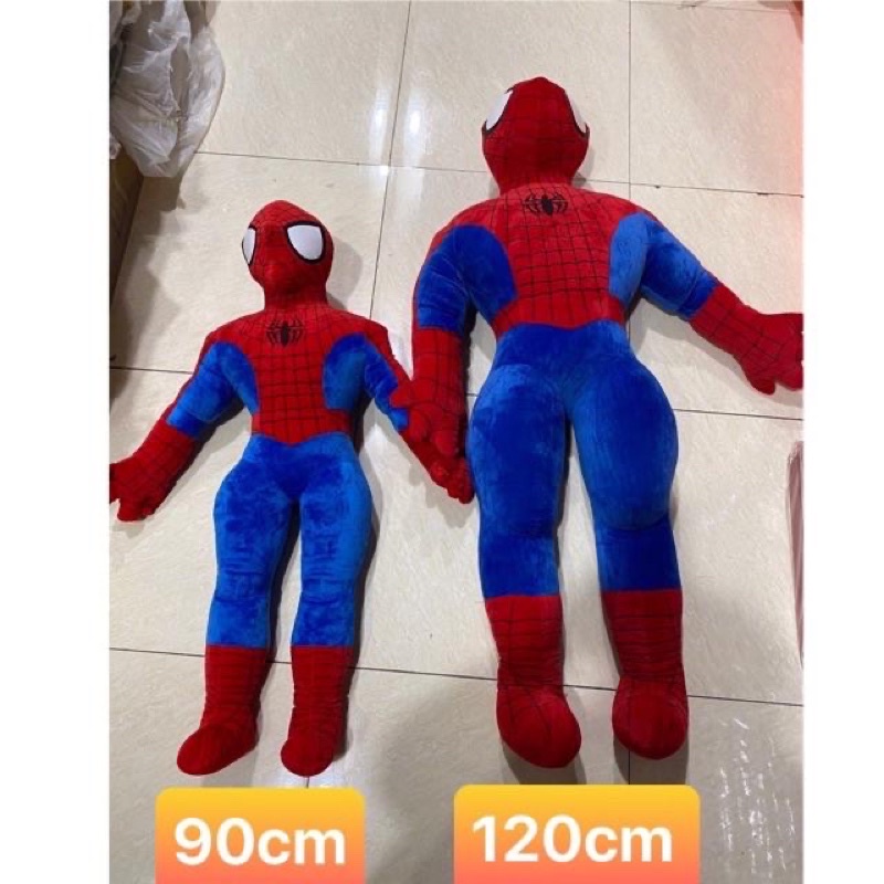 Gấu bông gối ôm siêu nhân người nhện đủ size