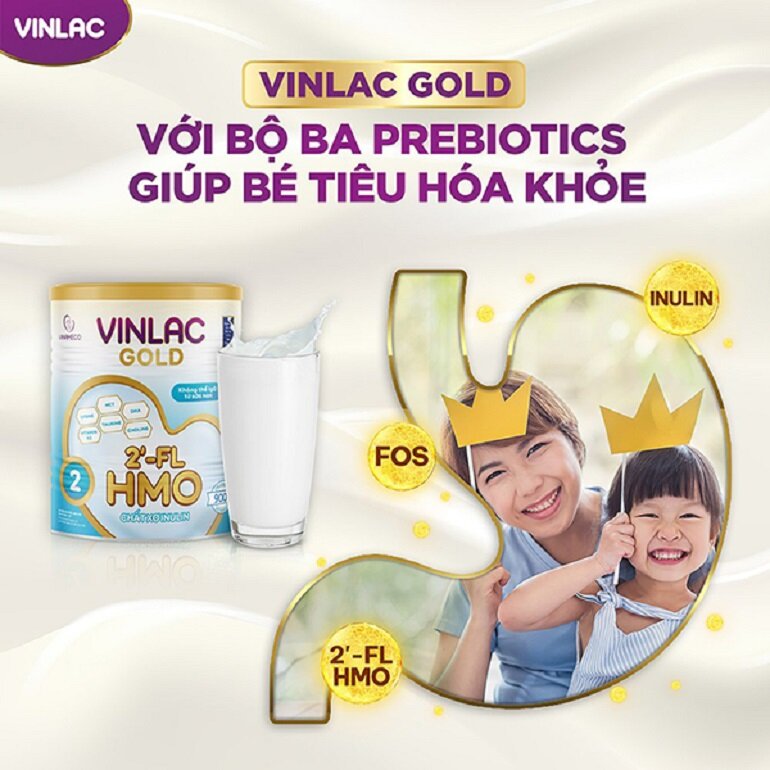 Sữa Vinlac Gold số 1-2 lon 800gram