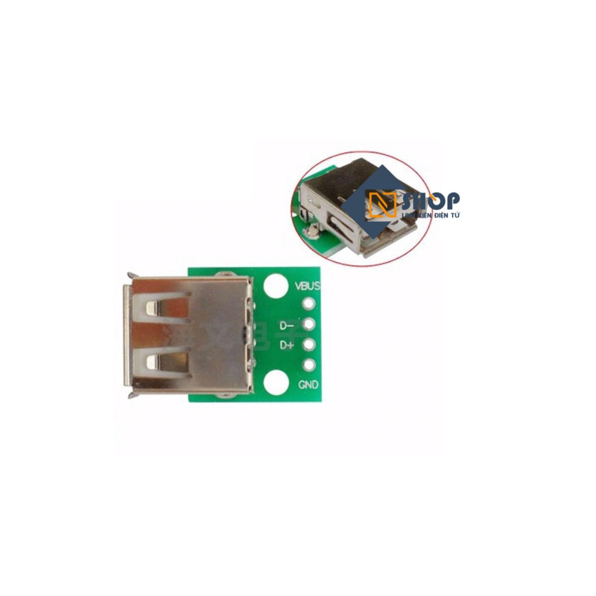 2 Đế ra chân USB cái