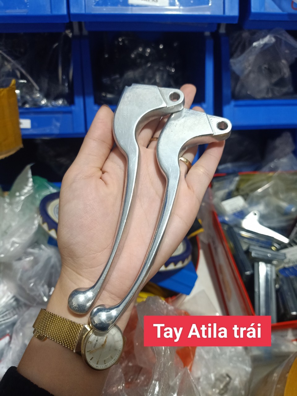 Tay thắng (tay phanh) trái xe máy Attilla