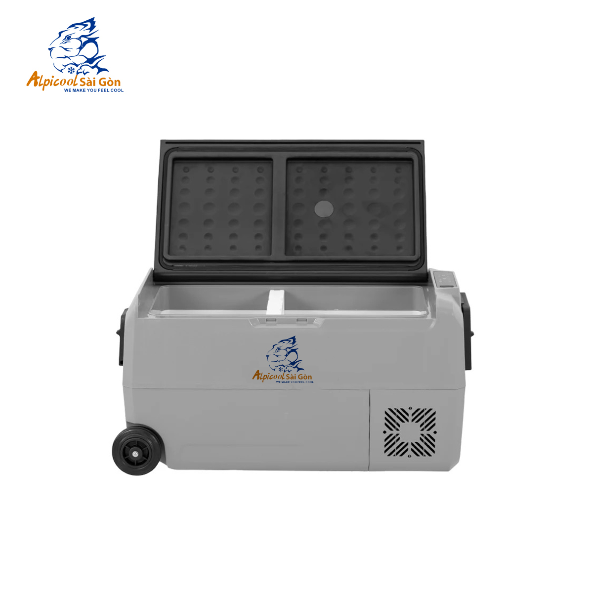 [HCM] Tủ lạnh mini xe hơi T36 36 Lít Alpicool Sài Gòn - ( Tặng kèm 2 giá giỏ )