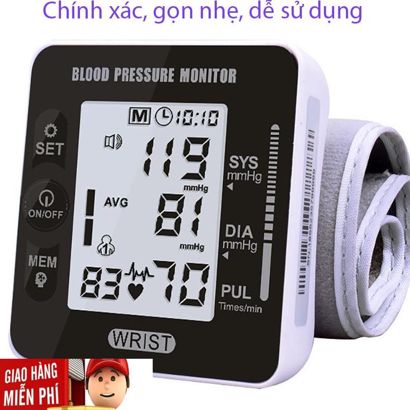 Máy Đo Huyết Áp Loại Tốt, May Do Huyet Ap Tại Nhà, Tìm mua Máy Đo Huyết Áp Điện Tử Đeo Cổ Tay - Nhanh Chóng, Tiện Dụng. BH UY TÍN tại SHOP NOW