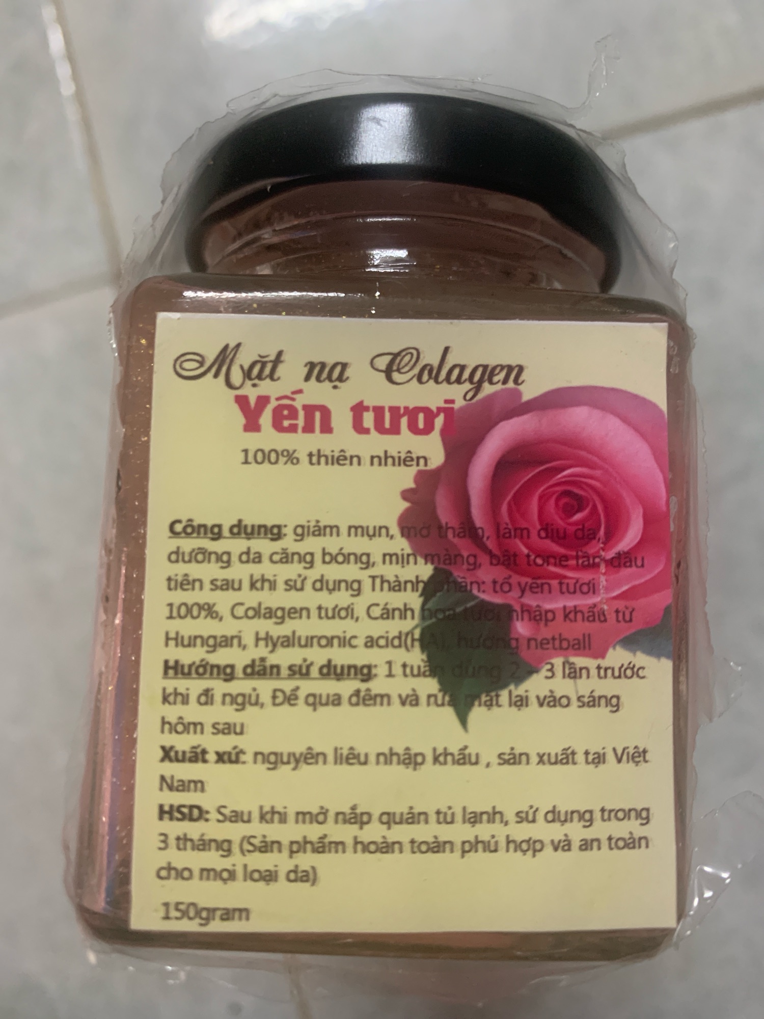 Mặt nạ colagen yến tươi