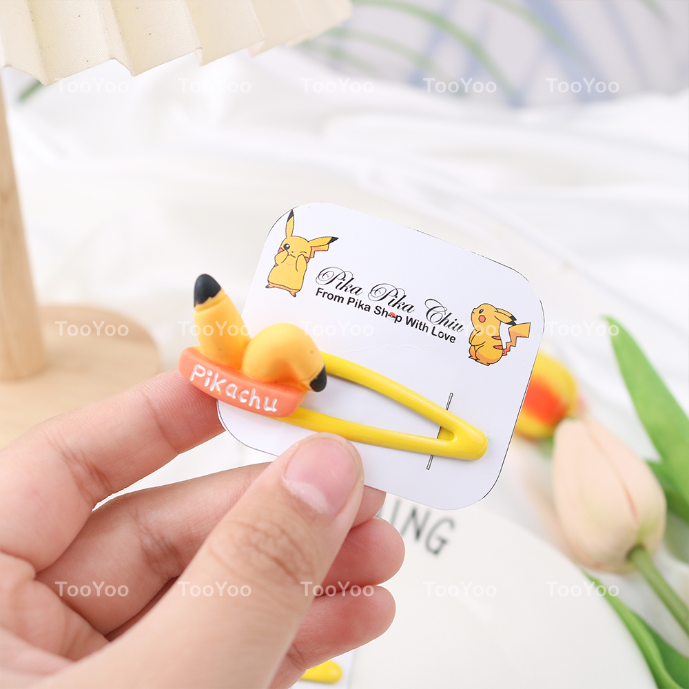 Kẹp tóc mái Pikachu handmade dễ thương cute PK0109