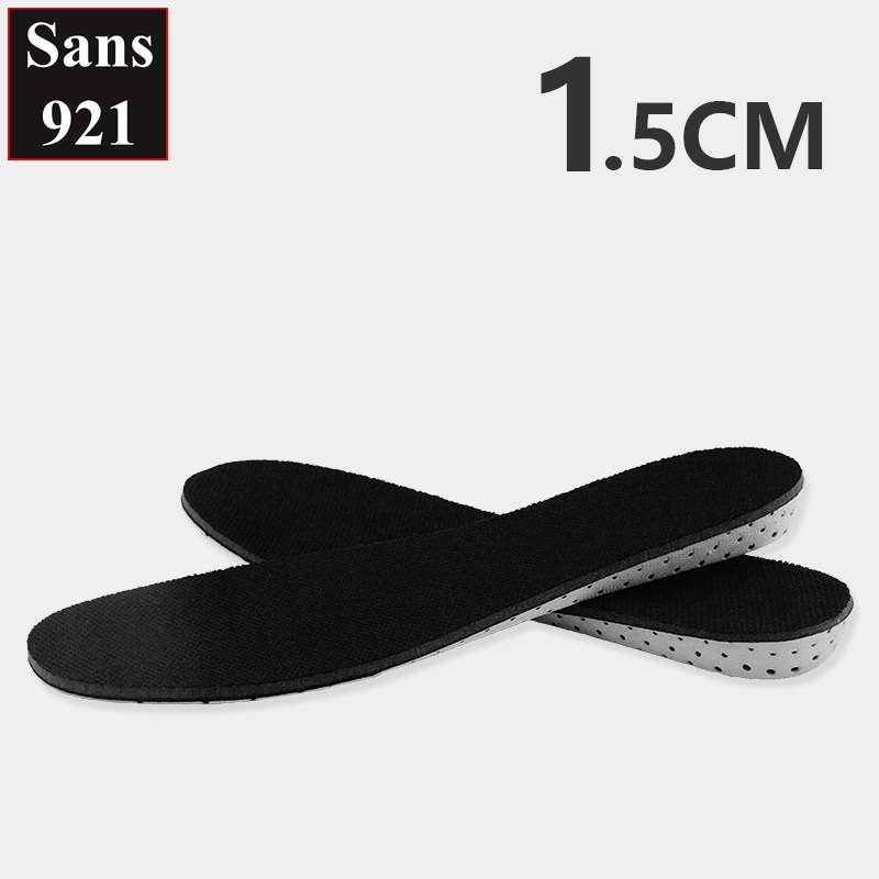 Lót giày tăng chiều cao nam nữ Sans921 độn giầy nâng đế
