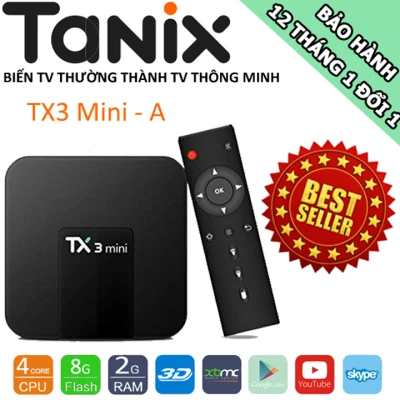 TV BOX TX3 MINI, RAM 2GB, AMLOGIC S905W, ANDROID TV 9.0