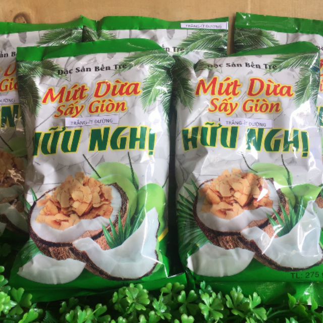 Mứt dừa sấy giòn hữu nghị
