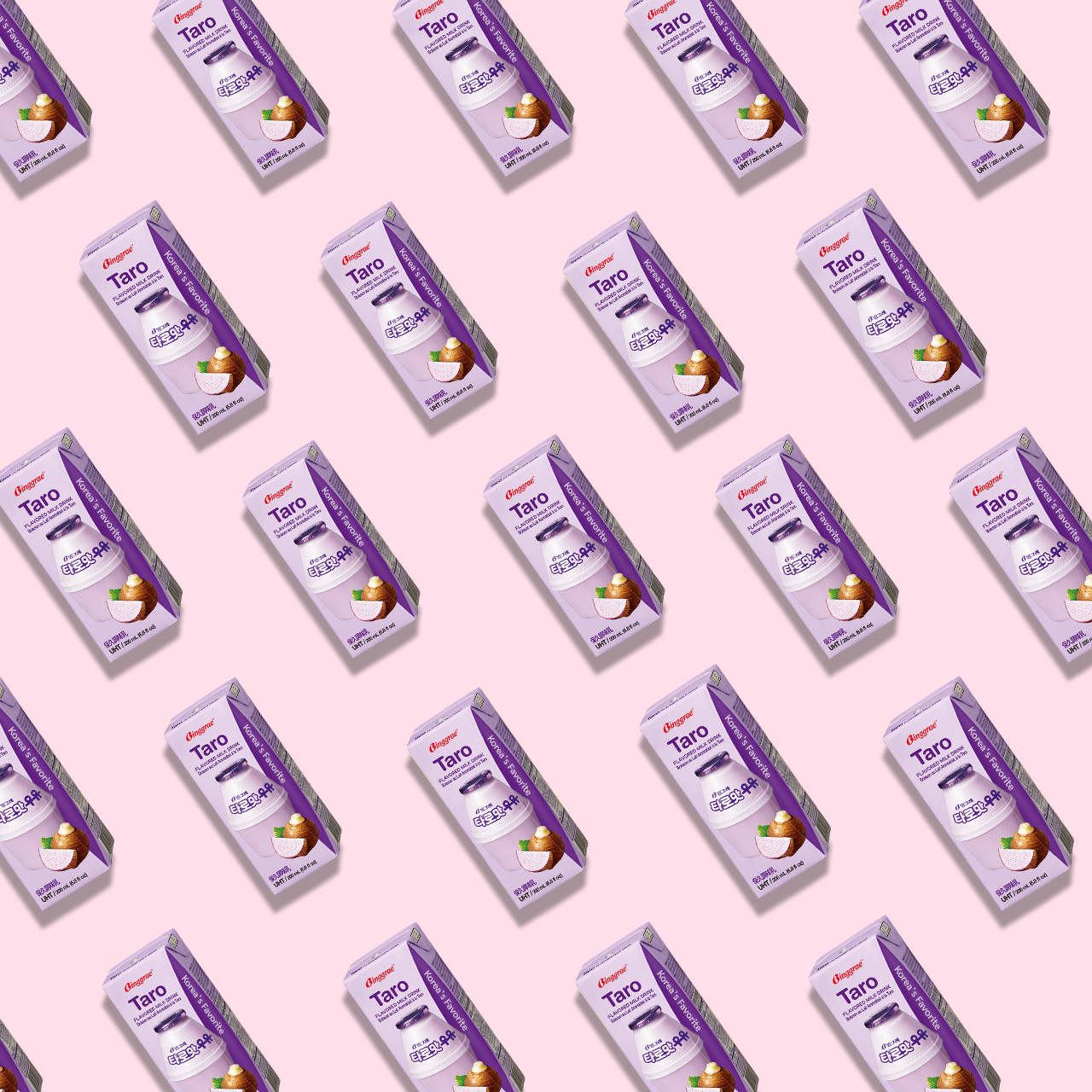 Combo 2 Lốc Sữa Khoai môn Hàn Quốc Binggrae Taro Milk (200ml x 12 hộp)