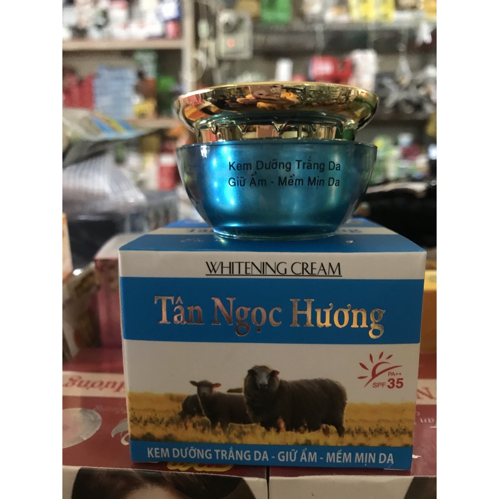 Kem Tân Ngọc Hương dưỡng trắng da giữ ẩm mềm mịn da 8g 15g 25g