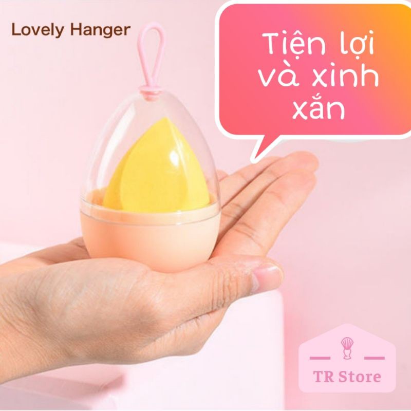 [HCM]Hộp đựng mút trang điểm treo blender case hanger